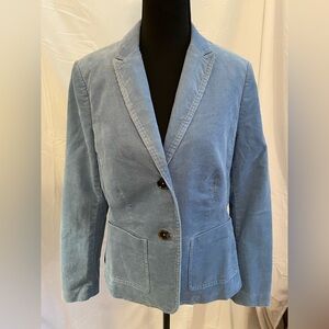 Boden Light Blue Corduroy Blazer